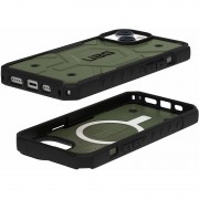 Ударопрочный чехол UAG Pathfinder with MagSafe для Apple iPhone 15 Plus / 14 Plus (6.7"), Зеленый