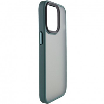TPU+PC чехол Metal Buttons для Apple iPhone 15 (6.1"), Зеленый - iPhone 15 - изображение 1