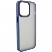 TPU+PC чохол Metal Buttons для Apple iPhone 15 (6.1"), Синій