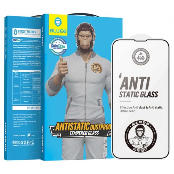 Захисне 2.5D скло Blueo Full Cover HD для iPhone 16 / 15/14 Pro (6.1)