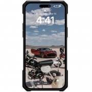 Ударопрочный чехол UAG Monarch Pro with MagSafe Leather для Apple iPhone 15 (6.1"), Синий