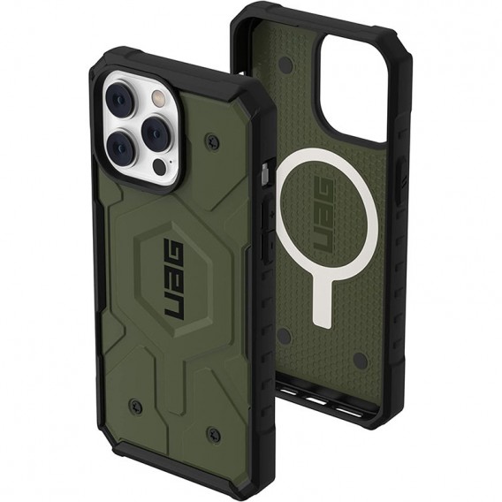Удароміцний чохол UAG Pathfinder with MagSafe для Apple iPhone 15 Pro (6.1"), Зелений