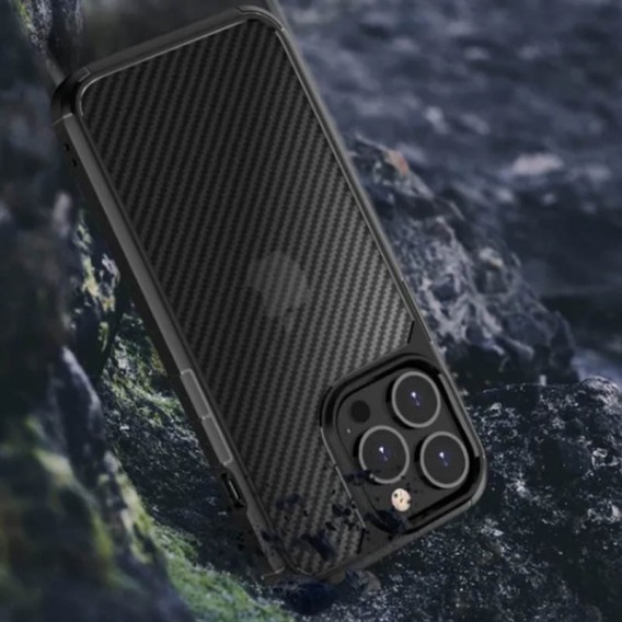 Чохол TPU+PC Line для Apple iPhone 15 Pro Max (6.7"), Black