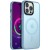 TPU+PC чохол Metal Buttons with MagSafe Colorful для Apple iPhone 12 Pro / 12 (6.1"), Блакитний
