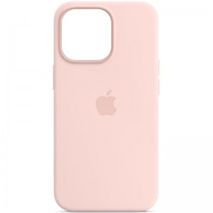Чохол Silicone Case Full Protective (AA) для Apple iPhone 15 (6.1"), Рожевий / Chalk Pink