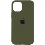 Чохол Silicone Case Full Protective (AA) для Apple iPhone 15 Pro (6.1"), Зелений / Dark Olive
