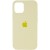 Чехол Silicone Case Full Protective (AA) для Apple iPhone 15 Pro Max (6.7"), Желтый / Mellow Yellow