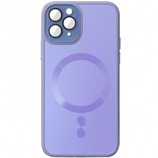 Чехол TPU+Glass Sapphire Midnight with MagSafe для Apple iPhone 11 Pro (5.8"), Сиреневый / Dasheen