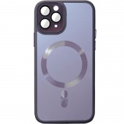 Чохол TPU+Glass Sapphire Midnight with MagSafe для Apple iPhone 11 Pro Max (6.5"), Фіолетовий / Deep Purple