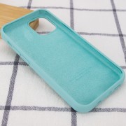 Чехол Silicone Case Full Protective (AA) для Apple iPhone 15 (6.1"), Бирюзовый / Marine Green