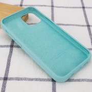 Чехол Silicone Case Full Protective (AA) для Apple iPhone 15 Plus (6.7"), Бирюзовый / Marine Green