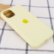 Чехол Silicone Case Full Protective (AA) для Apple iPhone 15 Pro (6.1"), Желтый / Mellow Yellow