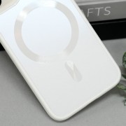 Чехол TPU+Glass Sapphire Midnight with MagSafe для Apple iPhone 12 (6.1"), Белый / White
