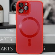Чехол TPU+Glass Sapphire Midnight with MagSafe для Apple iPhone 13 Pro Max (6.7"), Красный / Red