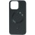 Шкіряний чохол Bonbon Leather Metal Style with MagSafe Apple iPhone 14 Pro (6.1"), Чорний / Black