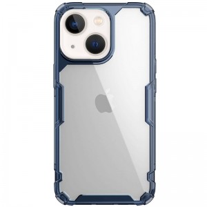 TPU чохол Nillkin Nature Pro Series для Apple iPhone 15 Plus (6.7"), Синій (прозорий)