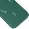 Шкіряний чохол Bonbon Leather Metal Style with MagSafe Apple iPhone 13 Pro Max (6.7"), Зелений / Pine green