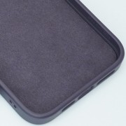 Шкіряний чохол Bonbon Leather Metal Style with MagSafe Apple iPhone 13 Pro Max (6.7"), Фіолетовий / Dark Purple