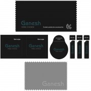 Защитное стекло Ganesh (Full Cover) для Apple iPhone 15 Plus (6.7"), Черный