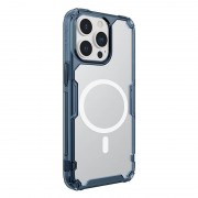 TPU чехол Nillkin Nature Pro Magnetic для Apple iPhone 15 Pro (6.1"), Синий (прозрачный)