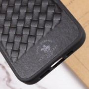 Кожаный чехол Polo Santa Barbara для Apple iPhone 15 (6.1"), Black
