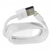Шнур  для Apple iPhone USB to Lightning (AAA grade) (1m), Белый