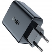 Зарядний пристрій Acefast A29 PD50W GaN (USB-C+USB-C) dual port, Black