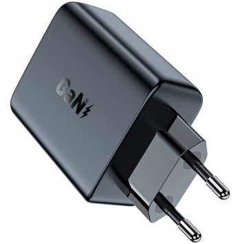 Зарядний пристрій Acefast A29 PD50W GaN (USB-C+USB-C) dual port, Black - Мережеві ЗП (220 В) - зображення 1 