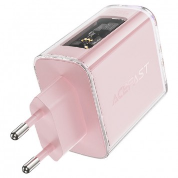 Зарядное устройство Acefast A45 Exploration series PD65W GaN (2*USB-C+USB-A), Cherry blossom - Сетевые зарядные устройства (220 В) - изображение 1