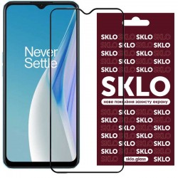 Захисне скло SKLO 3D (full glue) для OnePlus Nord N20 SE, Чорний