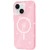 Чохол TPU Galaxy Sparkle (MagFit) для Apple iPhone 13 / 14 (6.1"), Pink+Glitter