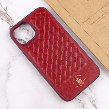 Кожаный чехол Polo Santa Barbara для Apple iPhone 15 Plus (6.7"), Red - iPhone 15 Plus - изображение 4