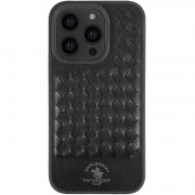Кожаный чехол Polo Santa Barbara для Apple iPhone 15 Pro (6.1"), Black
