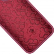 Кожаный чехол Polo Santa Barbara для Apple iPhone 15 Pro (6.1"), Red