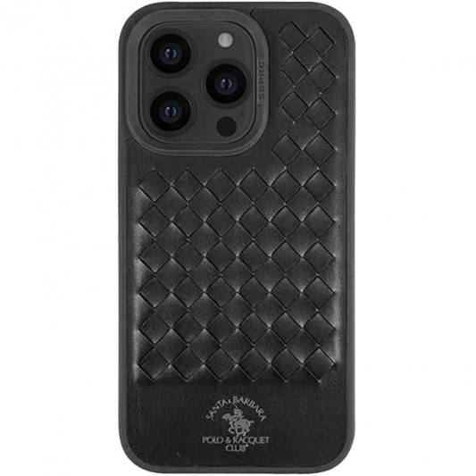 Кожаный чехол Polo Santa Barbara для Apple iPhone 15 Pro Max (6.7"), Black - изображение 2