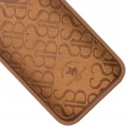 Шкіряний чохол Polo Santa Barbara для Apple iPhone 15 Pro Max (6.7"), Brown