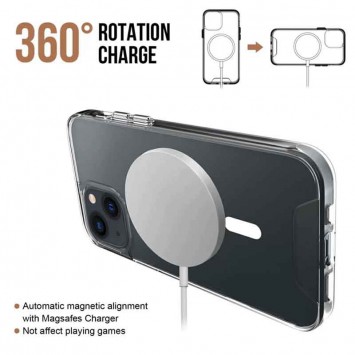 Чохол TPU Space Case with MagSafe для Apple iPhone 15 (6.1"), Прозорий - iPhone 15 - зображення 1 