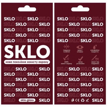 Защитное стекло SKLO 3D (full glue) для OnePlus Nord N20 SE, Черный - Другие модели - изображение 3