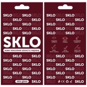 Защитное стекло SKLO 3D (full glue) для Oppo Reno 8 Pro, Черный