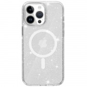Чохол TPU Galaxy Sparkle (MagFit) для Apple iPhone 12 Pro Max (6.7"), Clear+Glitter