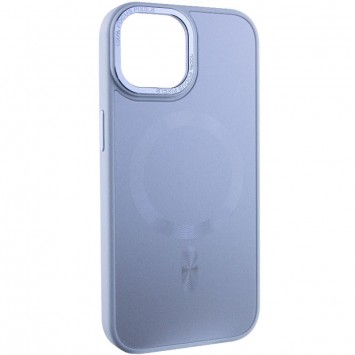 Чохол TPU+Glass Sapphire Midnight Open Camera with MagSafe для Apple iPhone 15 (6.1"), Синій / Blue - iPhone 15 - зображення 1 