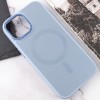 Чохол TPU+Glass Sapphire Midnight Open Camera with MagSafe для Apple iPhone 15 (6.1"), Синій / Blue
