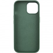 Чохол TPU+Glass Sapphire Midnight Open Camera with MagSafe для Apple iPhone 15 (6.1"), Зелений / Forest green