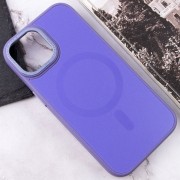 Чохол TPU+Glass Sapphire Midnight Open Camera with MagSafe для Apple iPhone 15 (6.1"), Бузковий / Dasheen