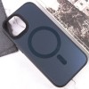 Чехол TPU+Glass Sapphire Midnight Open Camera with MagSafe для Apple iPhone 15 (6.1"), Черный / Black
