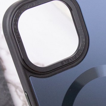 Чехол TPU+Glass Sapphire Midnight Open Camera with MagSafe для Apple iPhone 15 (6.1"), Черный / Black - iPhone 15 - изображение 5