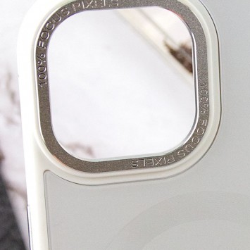 Чехол TPU+Glass Sapphire Midnight Open Camera with MagSafe для Apple iPhone 15 Plus (6.7"), Белый / White - iPhone 15 Plus - изображение 5