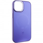 Чехол TPU+Glass Sapphire Midnight Open Camera with MagSafe для Apple iPhone 15 Plus (6.7"), Сиреневый / Dasheen