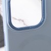 Чохол TPU+Glass Sapphire Midnight Open Camera with MagSafe для Apple iPhone 15 Pro (6.1"), Синій / Blue