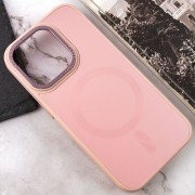 Чохол TPU+Glass Sapphire Midnight Open Camera with MagSafe для Apple iPhone 15 Pro (6.1"), Рожевий / Pink Sand